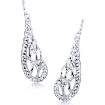 Náušnice Náušnice Stříbro 925 Andělská křídla Gravírování