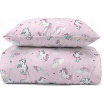 Povlečení Sada povlečení Detexpol 160 x 200 cm, růžová