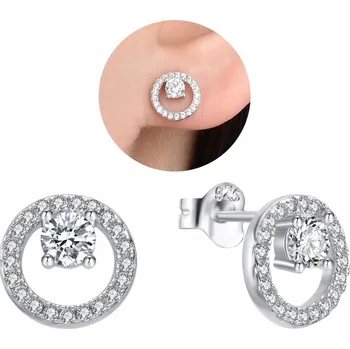 Náušnice STŘÍBRNÉ NÁUŠNICE ŠROUBOVACÍ PEcky KRUHY KULATÉ RODOVANÉ NÁUŠNICE STŘÍBRO