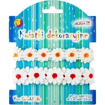 Set školních potřeb Taśma koronkowa z kwiatkami na blistrze 2 rozm. TKW-3386, Aliga