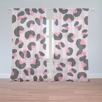 Záclona Sablio Záclony Růžový gepard: 2ks 150x250cm