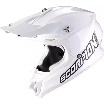 Helma na motorku Scorpion VX-16 EVO AIR Solid bílá XL