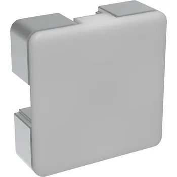 Stavební profil Alusic Záslepka profilu BH 40-10, 40x40, šedá