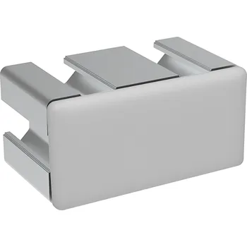 Stavební profil Alusic Záslepka profilu BH 20-6, 20x40, šedá