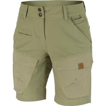 Dámské kraťasy Northfinder Dámské hybridní strečové šortky adventure cargo KYLIE, zelená, XL