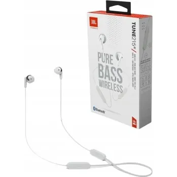 Sluchátka Bezdrátová sluchátka do uší JBL Tune 215 BT bílá