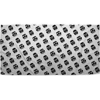 Sablio Ručník Star Wars Stormtrooper Pattern šikmý - 30x50 cm