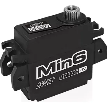 RC náhradní díl SRT MIN6 HiVOLT CORELESS Digital servo pro 1/12 Pancar (9kg-0,062s/60°)