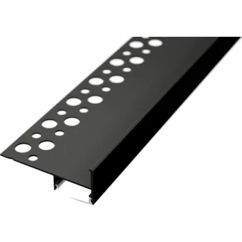 LED osvětlení Ledshopik LED profil do schodů, dlažby a obkladu CLAD černý - LED profil CLAD černý - 1m