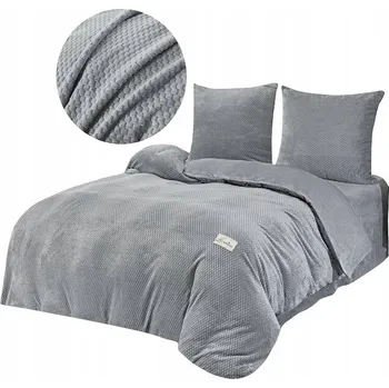 Povlečení HRUBÉ PLUSZOVÉ POVLEČENÍ 200x220 ZIMNÍ NA ZIMU VYTLAČOVANÝ VZOR VELMI TEPLÉ