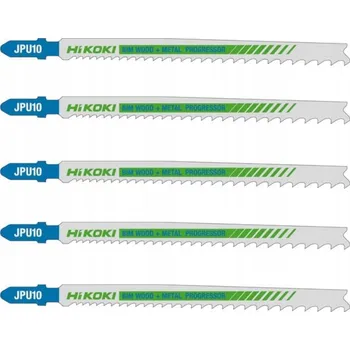 Pilový plátek Hikoki Pilový List na T-drážky (T) BiM T345XF Dřevo Kov ALU 5 ks JPU10 750031