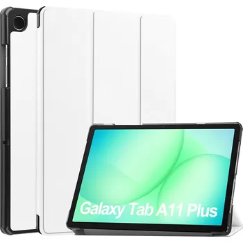 Pouzdro na tablet VSECHNONAMOBIL 127692 LEATHER Zaklápěcí kryt pro Samsung Galaxy Tab A11+ bílý