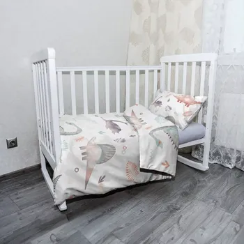 Povlečení Sablio Malovaní dinosauři 130x90 / 40x60