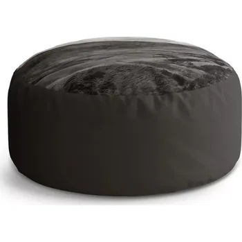 Taburet Sablio Taburet Circle Černobílé údolí: 38x48 cm