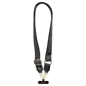Pouzdro na mobilní telefon Guess Crossbody Popruh PU 4G Metal Logo Black