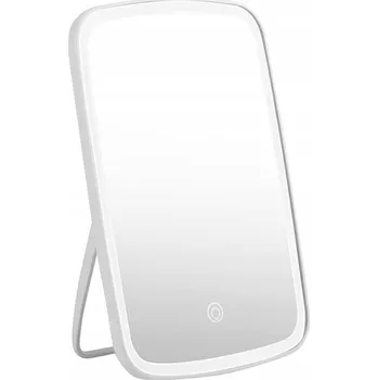 Zrcadlo Stojací zrcadlo bílé LUSTERKO KOSMETYCZNE DO MAKIJAŻU LED T1