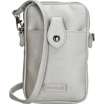 Kabelka Beagles kabelka eko kůže stříbrná