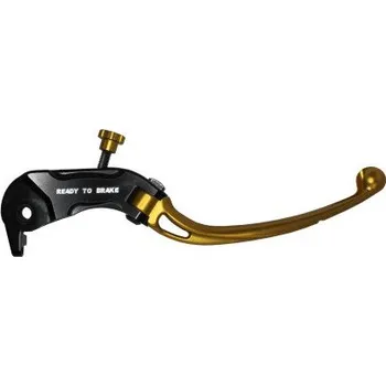 Páčka brzdy výklopná ACCOSSATO LV030 aluminium, master cylinder zlatá LV030Y-16-C-RST