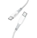 HOCO kabel typ C na typ C PD 3A 60W X70 1 m bílý