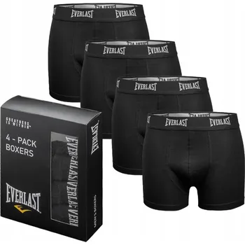 Pánské spodní prádlo Pánské sportovní boxerky EVERLAST přiléhavé slipy z bavlny 4-pack - M
