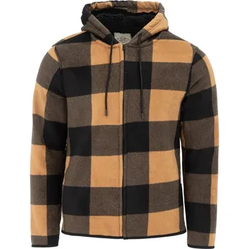 Pánská casual bunda Lee Cooper Zip Mens Sherpa Jacket Yellow XL