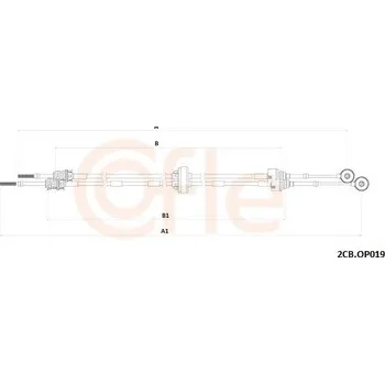 Tazne lanko, rucni prevodovka COFLE 92.2CB.OP019