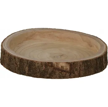 Mísa na ovoce, sladkosti, dekorace - DŘEVĚNÁ miska boho přírodní 30 cm