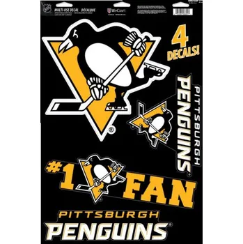 Puk WinCraft Samolepky Multi Pittsburgh Penguins 1044256
