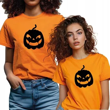Dámské tričko Tričko Dámské Halloween Tričko Dýně L