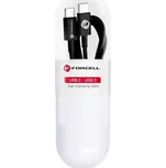 FORCELL kabel Typ C na Typ C 3.0 QC Power Delivery PD48W C293 TUBA černý 1 metr
