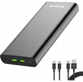Powerbanka POWERBANK SUNSLICE 26800mAh 18W/100W 3x USB NOTEBOOK