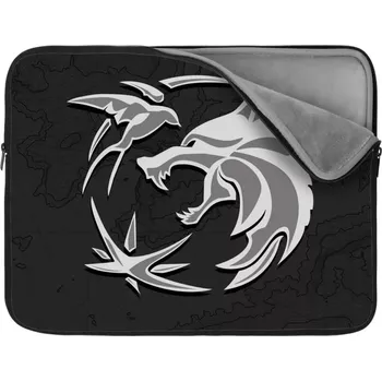 pouzdro na notebook Sablio Obal na notebook Zaklínač Černá mapa - 17"