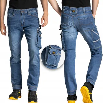 Pracovní obuv Dlouhé pracovní kalhoty Magros Job MODRÉ vel. 54