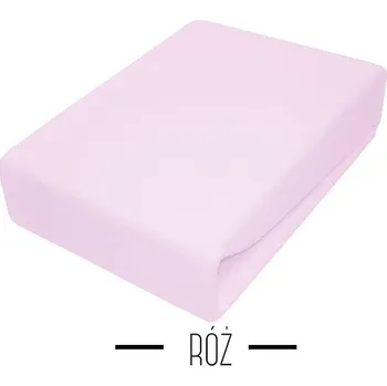 Prostěradlo Prostěradlo s gumou silné bavlna 140x200 růžové