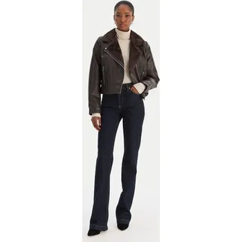 Dámská casual bunda Vero Moda Bunda z imitace kůže Hailey 10250405 Hnědá Regular Fit L