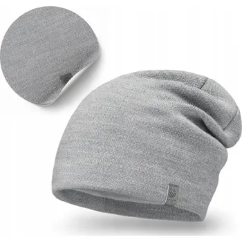Čepice PaMaMi zimní čepice beanie šedá, univerzální velikost
