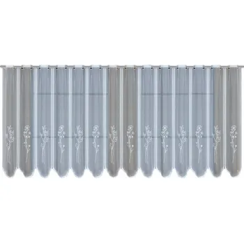 Obraz Lambrekýn žakárová bílá metráž 348810 výška 60 cm