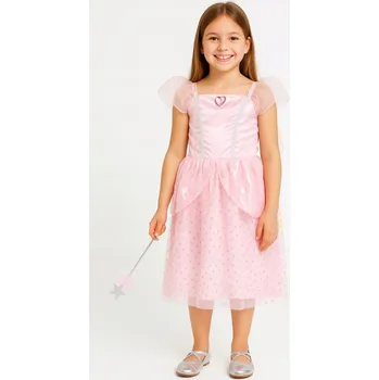 Karnevalový kostým Kostým Princezna Diana Víla Paleček Kouzelnice Motýlek Velikost 122-128 karneval