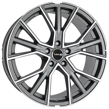 Alu kolo Alu kola AVUS VELGEN AF18, 19x8.5 5x112 ET48, šedivá matná + leštění