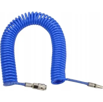 Příslušenství ke kompresoru SPIRÁLOVÁ HADICE KE KOMPRESORU 10M PE 8x12 MM - PNEUMATICKÁ HADICE