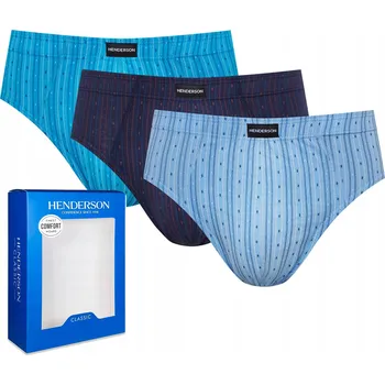 Slipy Pánské slipy Henderson 1446 K637 3 kusy, velikost M