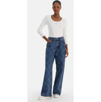 Pánské džíny Calvin Klein Jeans Jeansy Low Rise Baggy LV047D709G Modrá Loose Fit 25