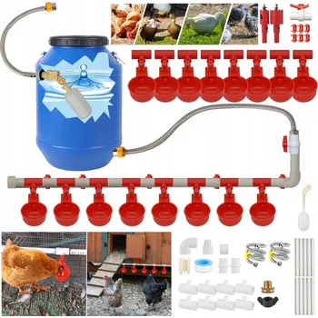 10 KS AUTOMATICKÁ NAPÁJEČKA PRO DRŮBEŽ SLEPICE KACHNY