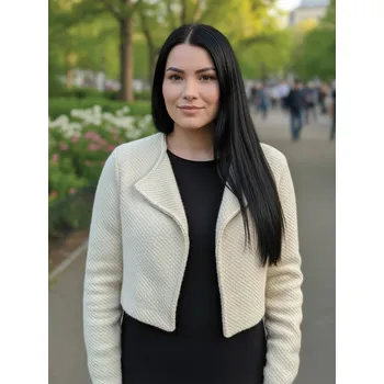 Dámský croptop kabát krémový , VELIKOST UNI ( S, M , L )