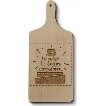 Kuchyňské prkénko Sablio Prkénko Vše nejlepší k tvým narozeninám