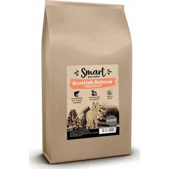 Krmivo pro psa Smart Nature Dog Puppy Skotský Losos 12kg 100% Lososa se Superpotravinami krmivo s