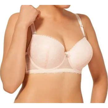 Podprsenka PODPRSENKA lehká push-up Linaise 34/75 A s efektem stažení, pudrová
