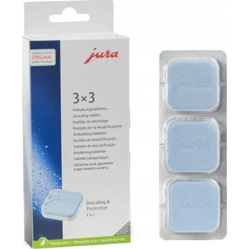 Odvápňovací tablety JURA 61848 Odvápňovač pro kávovary 9 ks