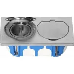 Orno kovová dvouzásuvka IP55, OR-AE-1398MB