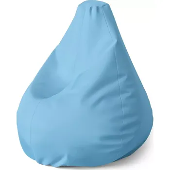 Sedací pytel Sablio Sedací vak Pear Světle modrá - 70 x 95 x 15 cm